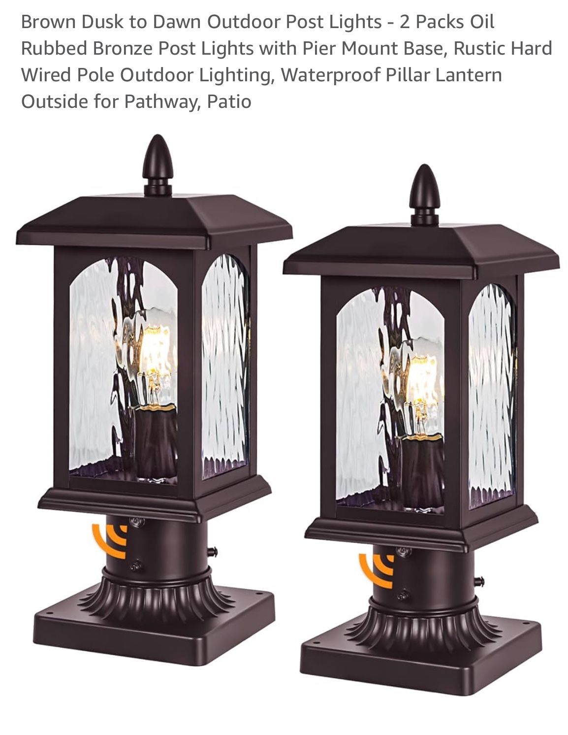 Outdoor post lights