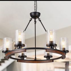 Wagon Wheel Chandelier