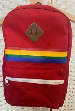 Red Rainbow Backpack