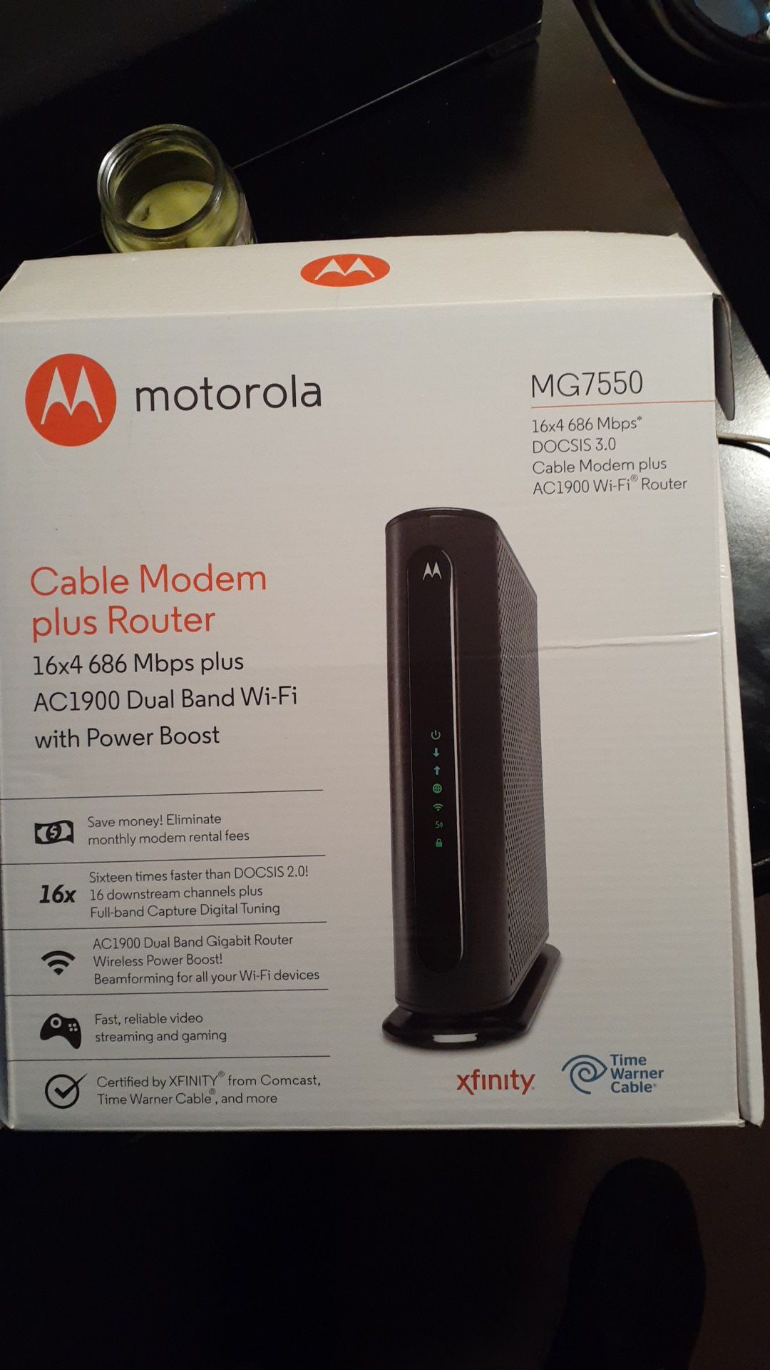 Motorola Cable modem router AC1900