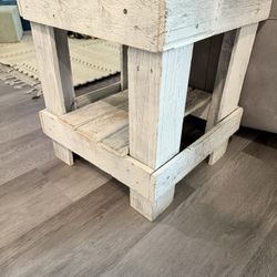 Wood End Table 