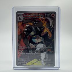 Team Rocket's Houndoom 191/182 English Illustration Rare Pokemon Destined Rivals