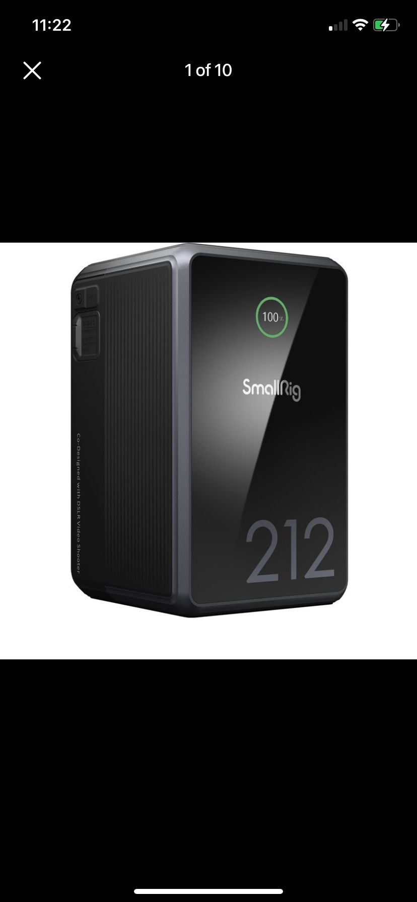 SmallRig x Caleb Pike V Mount Battery VB212, 212Wh / 14400mAh V-Mount Battery with PD 140W USB-C