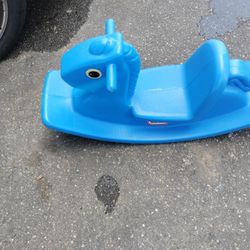 A Little Kid Rocking Horse