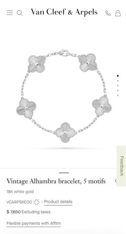 Van cleef bracelet