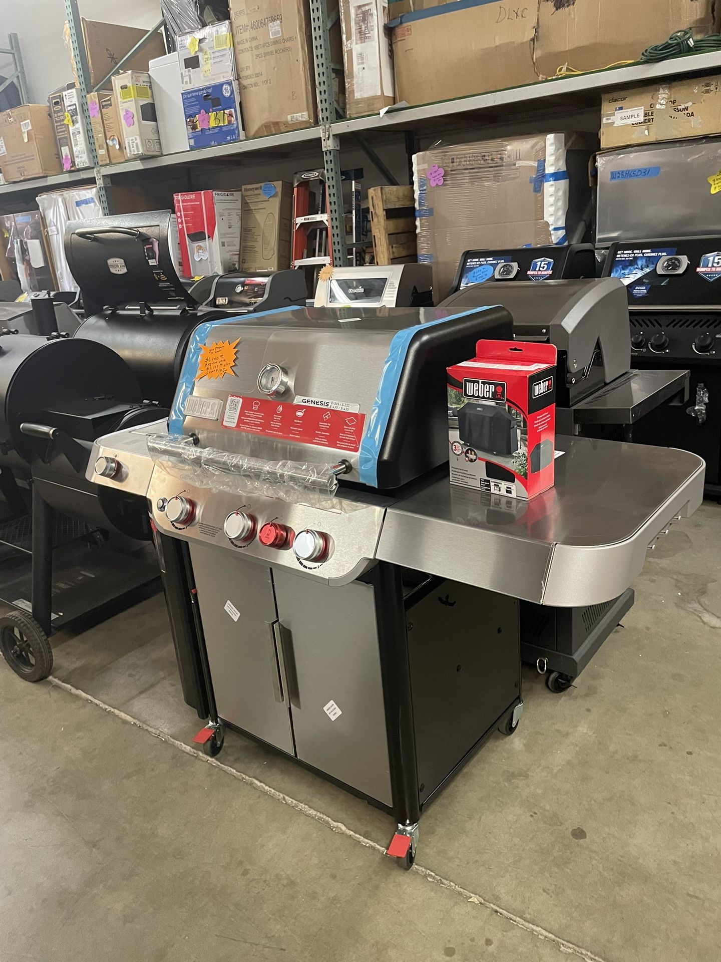 Bbq Grill Gas Propane Weber X Cover