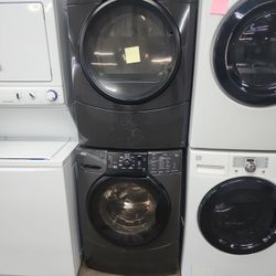 Kenmore Elite Black Front Load Washer And Dryer 