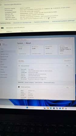 Surface laptop 4 - good condition - 11th gen i7 / 32gb ram / 1tb ssd