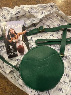 Leather crossbody purse