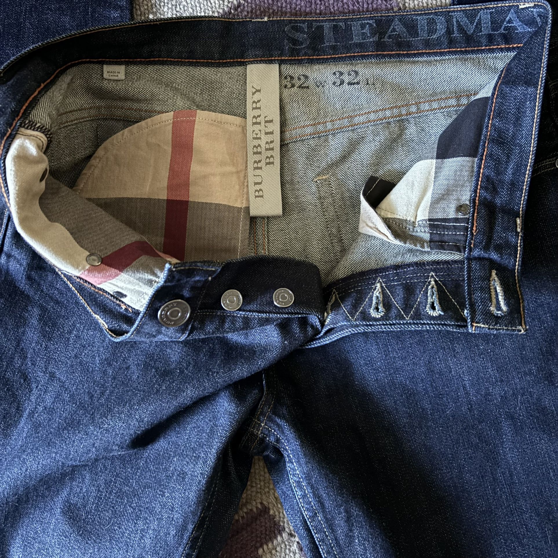 NWOT: Burberry Men’s Denim Jeans | Burberry Jeans | Burberry Brit Steadman Jeans - Msg if you want shipping