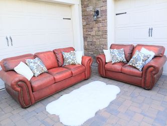 Couch and Loveseat Set