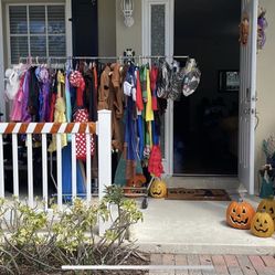 Halloween costume porch sale today