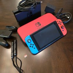 Nintendo Switchwith Neon Blue and Neon Red Joy‑Con