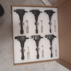 Set of 6 Ignition Coil Packs and Iridium Spark Plug