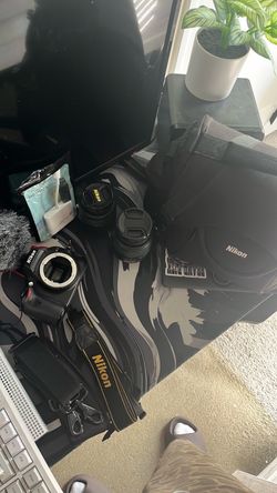 Nikon DSLR Camera Bundle with Lenses and Bag