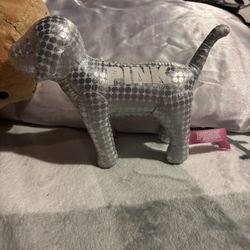 victoria secret pink dog plushie 
