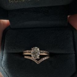 14k Rose Gold Diamond Ring F Vs2 
