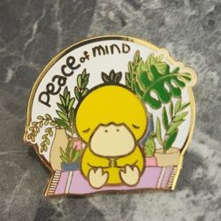 Pokemon Psyduck Peace Of Mind Enamel Pin 