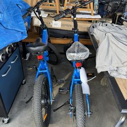 New Foldable E-bikes - Up To 22mph