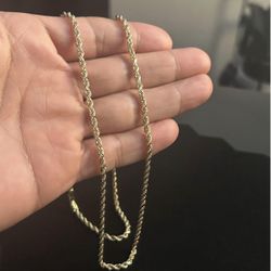 Rope Chain Yellow Gold 14 K