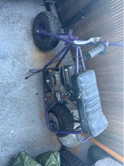 Mini bike purple