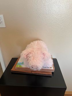 Pink Fluffy Stuffed Animal Plush Toy