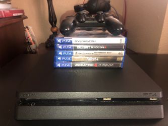 PS4 1TB 1 Controller 5 games 200$