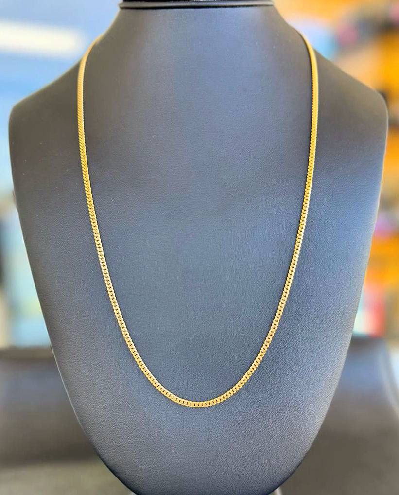 Jewelry Brand New 10k solid yellow gold Miami Cuban link style 24β Chain Necklace 12.3 grams 2.5mm