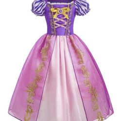 Rapunzel / Tangled Costume- Girls Size 4-6
