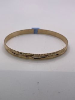 14kt solid bangle