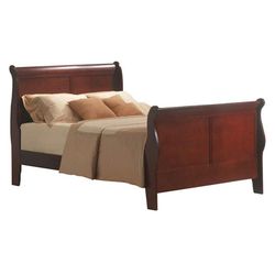 qween sleigh bed  with box spring