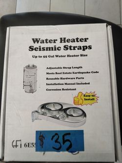 Water Heater Seismic Straps