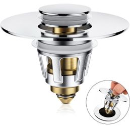 Bathroom Sink Stopper, 1 Pack Universal Pop-Up Drain Plug Fits 1.1–1.5 Inch US Standard Sinks