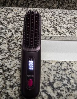 Cordless Heated Hair/Beard Straightening Brush