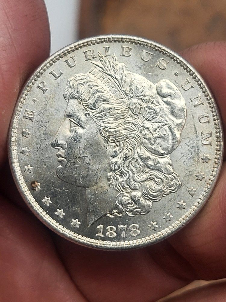 1878 S MORGAN SILVER DOLLAR COIN