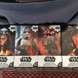 Star Wars collectors puzzle set four pack Star Wars collectors puzzle set 4- pack
