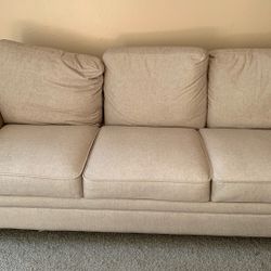 Mainstays Beige Sofa (Like New)