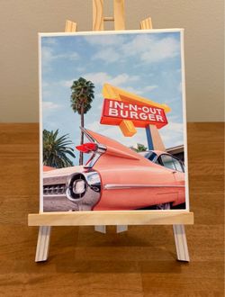 Handmade 8x10 In N Out Canvas Decor