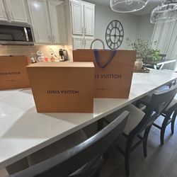 Authentic Louis Vuitton Bags And Boxes