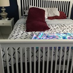 6 Piece Queen Size Bed Set With Mattress