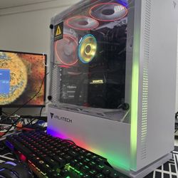 Gaming pc desktop computer ryzen 5 5600g, rtx 3060 ti, 32 gb ram, nvme, argb wifi bundle