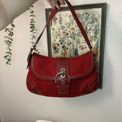 Y2K Red Coach Soho