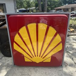 Shell Gas Station Sign 