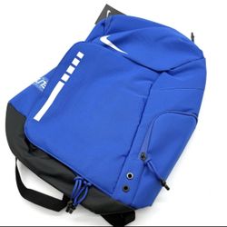 Brand New : Nike Elite Pro Basketball Backpack Size 32 L Blue/ Black / White