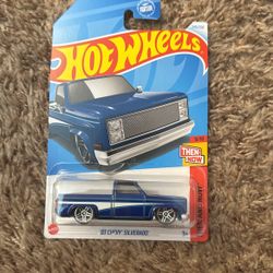 Blue 83 chevy silverado hot wheels Then And Now