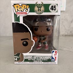 nba milwaukee bucks giannis antetokounmpo funko pop #45