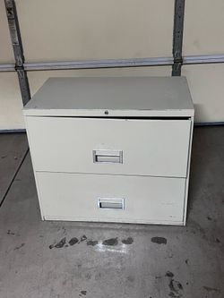 Free broken metal file cabinet