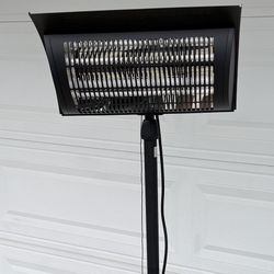 Standing Patio Outdoor Heater for Balcony, Courtyard, With Overheat Protection, 750W/1500W