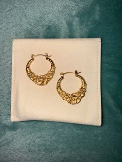 Nominal Poppy Hoop Earrings