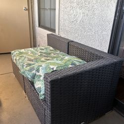 Patio Couch & Cushions— Pick Up Only! 